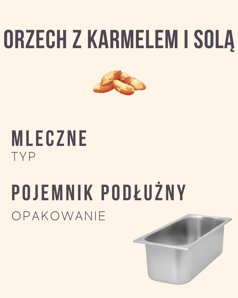 M.18 - Orzech z karmelem i solą - 4 kg (pojemnik podłużny)