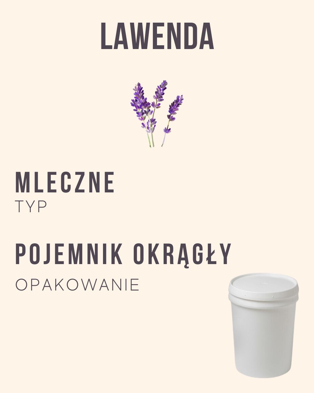 M.82 - Lawenda - 4 kg (pojemnik okrągły)
