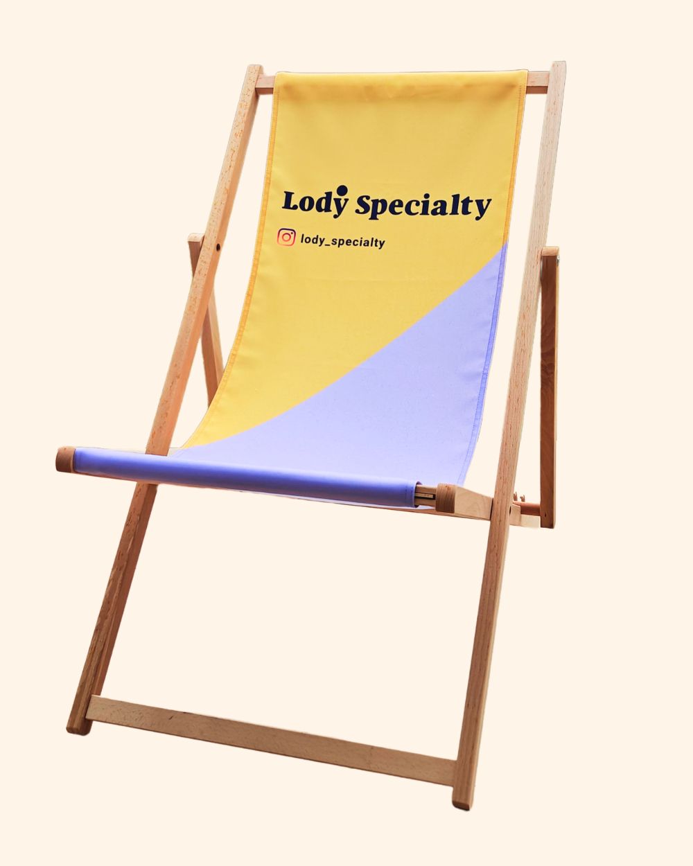 leżak reklamowy lody kraftowe