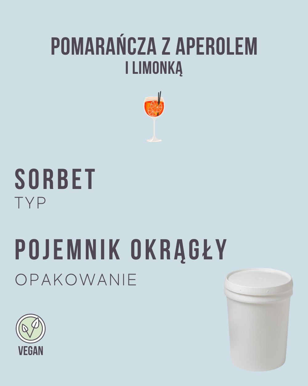 S.2 - Pomarańcza z aperolem i limonką - 4 kg (pojemnik okrągły)