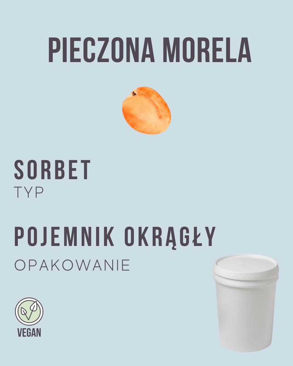 S.21 - Pieczona morela - 4 kg (pojemnik okrągły)
