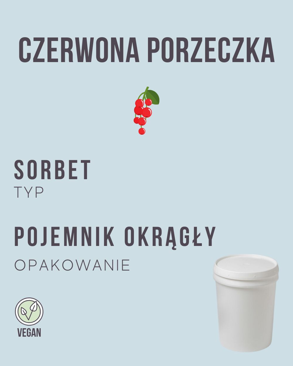 S.23 - Czerwona porzeczka - 4 kg (pojemnik okrągły)