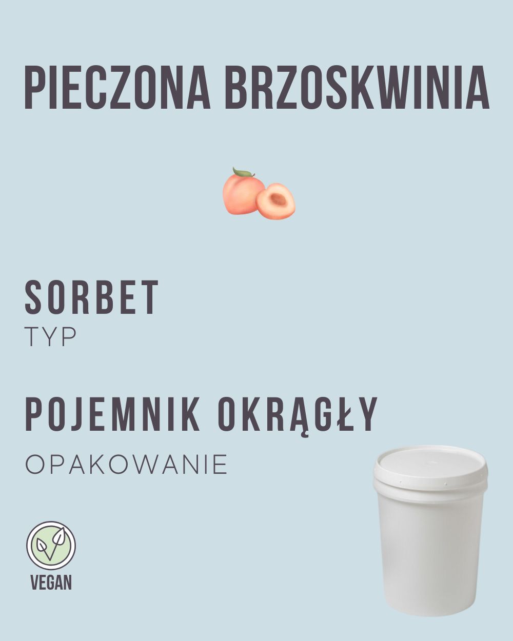 S.24 - Pieczona brzoskwinia - 4 kg (pojemnik okrągły)