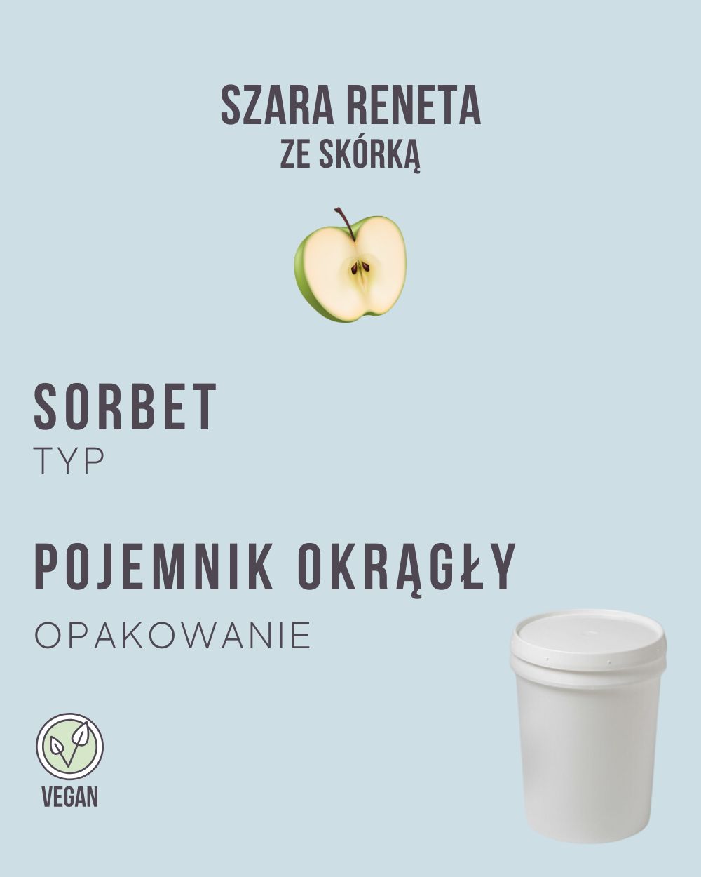 S.3 - Szara reneta ze skórką - 4 kg (pojemnik okrągły)