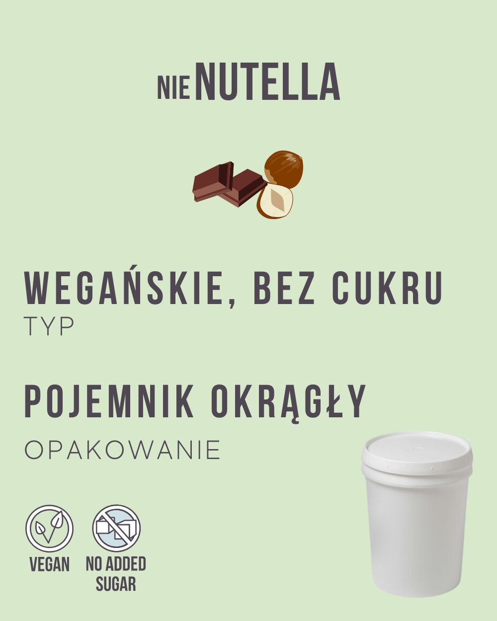 V.6 - nieNutella - 4 kg (pojemnik okrągły)
